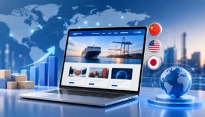 星鹭科技为A客户打造的中英日三语言B2B外贸网站上线
